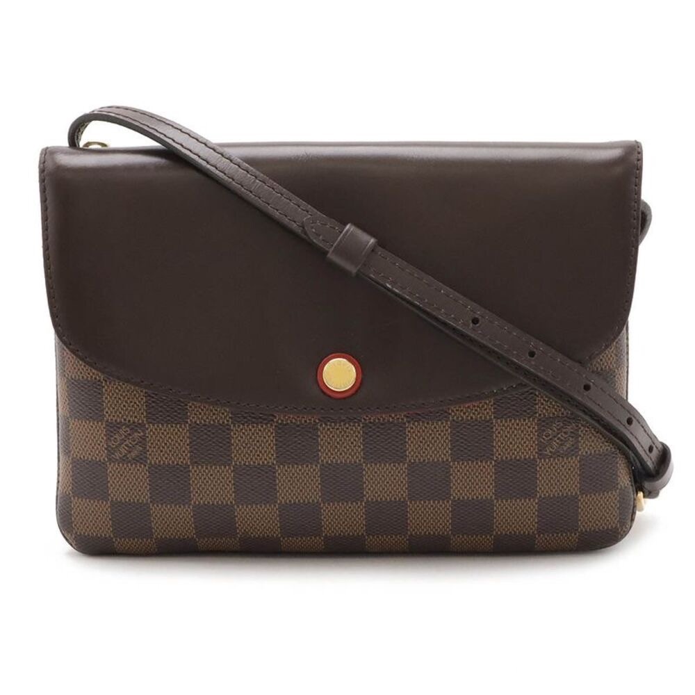 Authentic Louis Vuitton Damier Twice Crossbody Bag